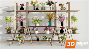 Decorative cabinet Skp Files